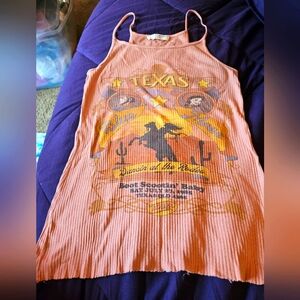 Spell Texas Graphic Tank Top Small